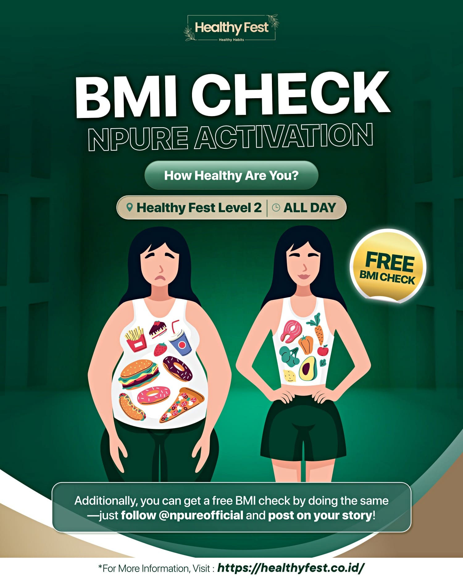 BMI Check - Healthy Fest 2024 by NPURE