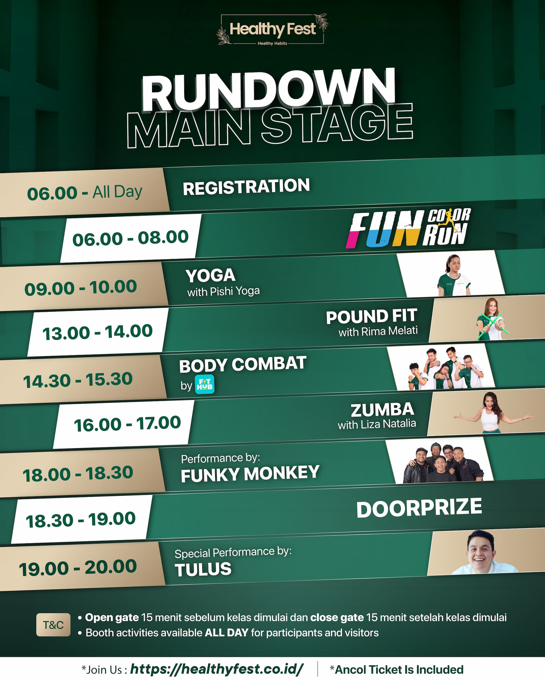 Rundown - Healthy Fest 2024 by NPURE Ecovention Ancol