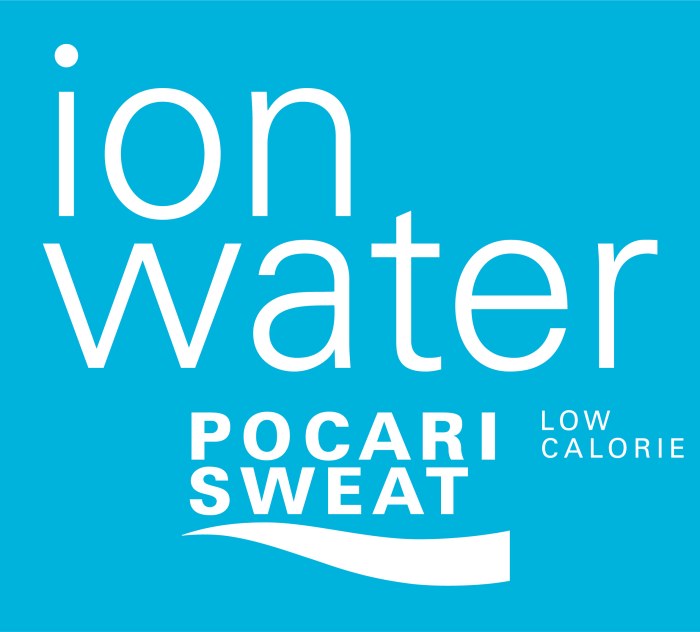 Logo ION Water Biru