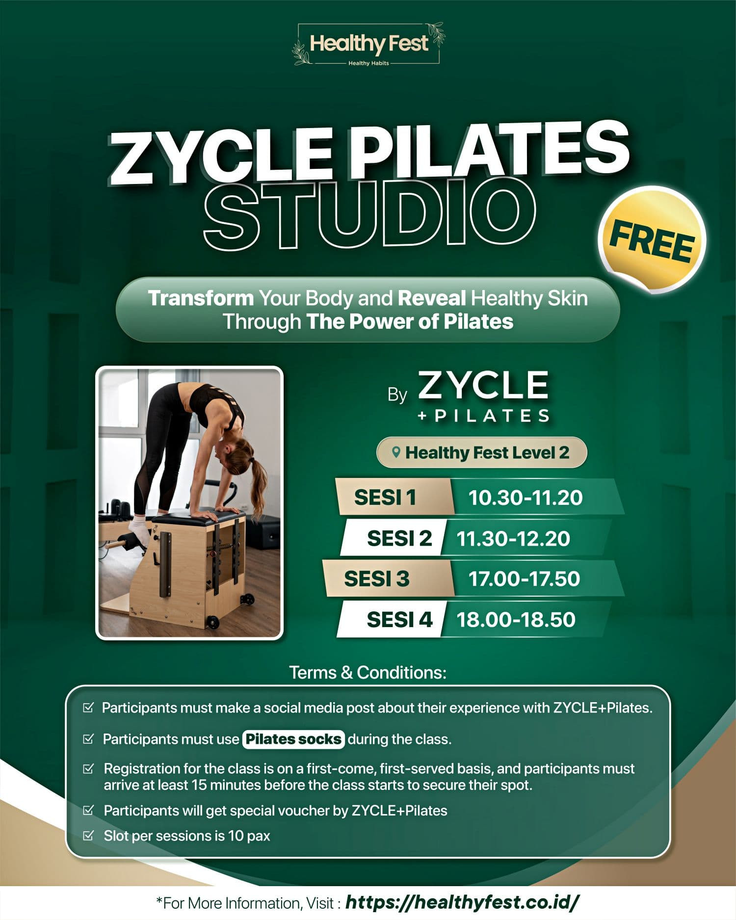 Zycle Pilates - Healthy Fest by NPURE